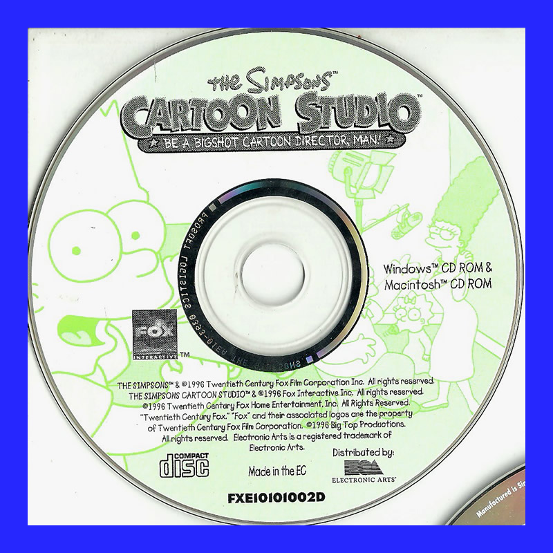 Games - PC CD ROM - THE SIMPSONS CARTOON STUDIO [DISC ONLY] was sold for   on 18 Aug at 10:15 by cindysn in Johannesburg (ID:564638154)